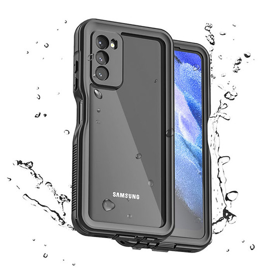 Krakatoo Classic Waterproof Case Samsung Galaxy A03s - Black/Clear Krakatoo Classic Waterproof Case Samsung Galaxy A03s - Black/Clear