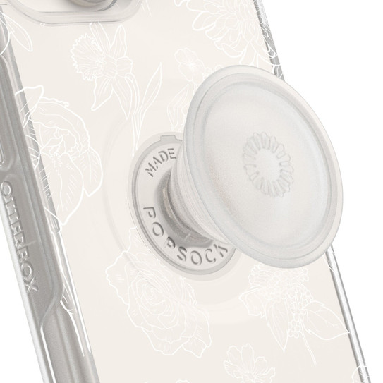 OtterBox Otter+Pop Symmetry Clear Case iPhone 14 - Flower of The Month