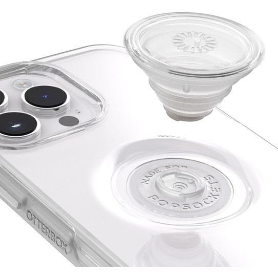 OtterBox Otter+Pop Symmetry Clear Case iPhone 14 Pro - Clear