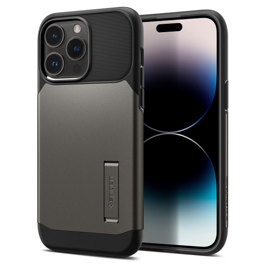 Spigen Slim Armor Case iPhone 14 Pro Max - Gunmetal