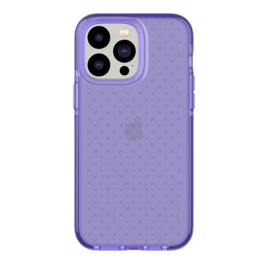 Tech21 Evo Check Case iPhone 14 Pro - Wondrous Purple