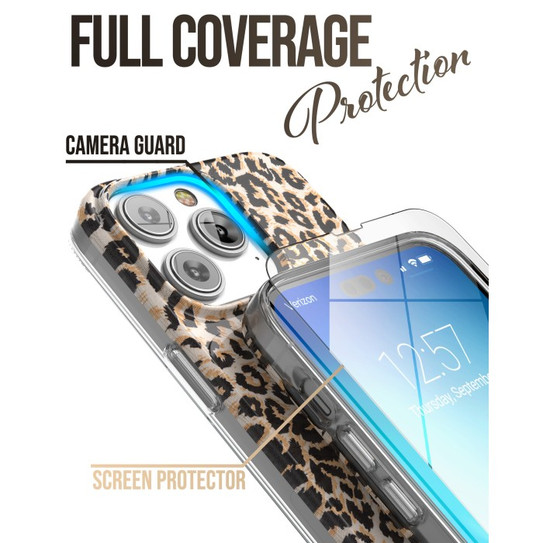 Encased Loop Case with Screen Protector iPhone 14 Pro Max - Leopard
