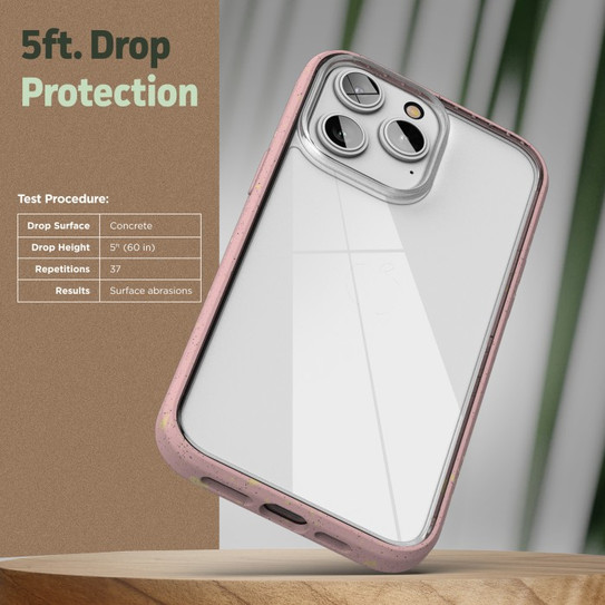Encased BioClear Case iPhone 14 Pro Max - Pink