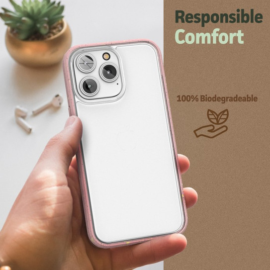 Encased BioClear Case iPhone 14 Pro Max - Pink