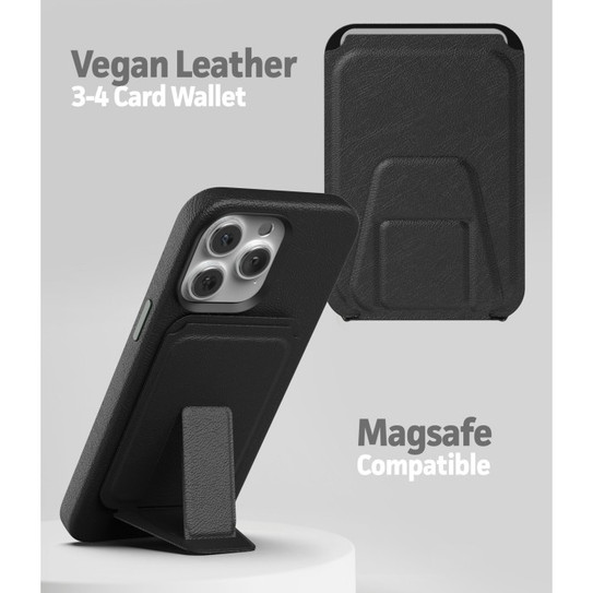 Encased Artura Leather MagSafe Case and Wallet iPhone 14 Pro Max - Black