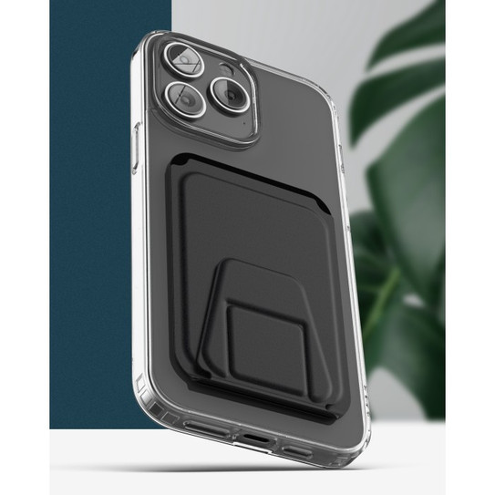 Encased Clear Back Magsafe Case iPhone 14 Pro with Leather Wallet - Clear