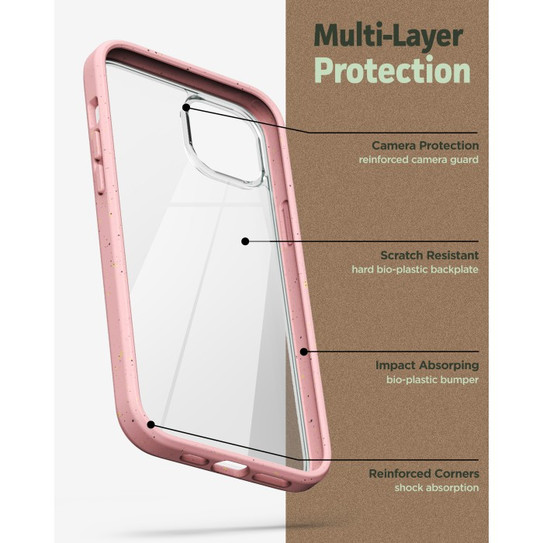 Encased BioClear Case iPhone 14 Pro - Pink Encased BioClear Case iPhone 14 Pro - Pink