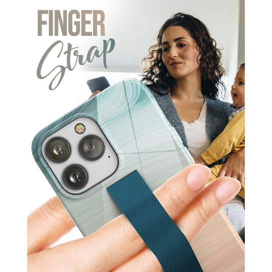 Encased Loop Case with Screen Protector iPhone 14 Pro - Blue Ocean