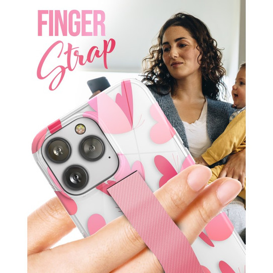 Encased Loop Case with Screen Protector iPhone 14 Pro - Heart Butterfly