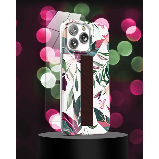 Encased Loop Case with Screen Protector iPhone 14 Pro - Maroon Vine