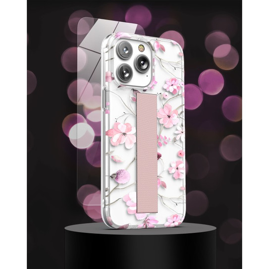 Encased Loop Case with Screen Protector iPhone 14 Pro - Pink Flowers