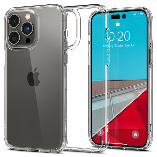 Spigen Ultra Hybrid Case iPhone 14 Pro - Clear Spigen Ultra Hybrid Case iPhone 14 Pro - Clear