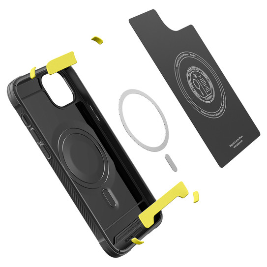 Spigen Rugged Armor MagFit Case iPhone 14 Plus - Black