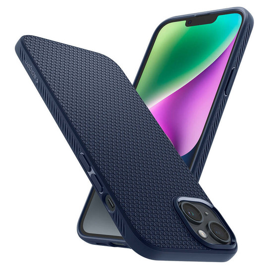 Spigen Liquid Air Case iPhone 14 Plus - Navy Blue