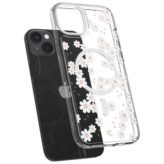 Spigen Cyrill Cecile Magsafe Case iPhone 14/13 - White Daisy
