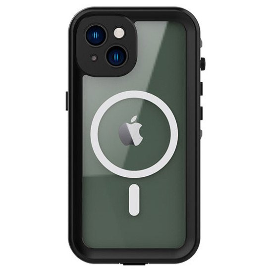 Krakatoo Dot WaterProof Case iPhone 14 Plus - Black/Clear Krakatoo Dot WaterProof Case iPhone 14 Plus - Black/Clear