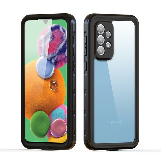 Krakatoo Classic WaterProof Case Samsung Galaxy A33 5G - Black/Clear