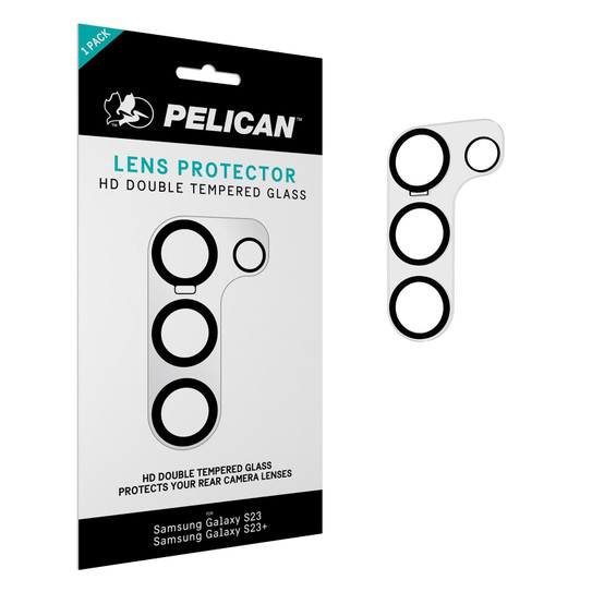 Pelican Camera Lens Protector Samsung Galaxy S23/S23+ Plus - Black Pelican Camera Lens Protector Samsung Galaxy S23/S23+ Plus - Black