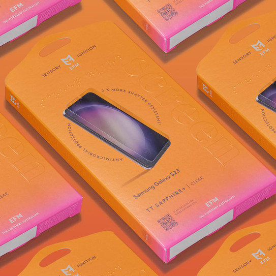 EFM TT Sapphire+ Screen Armour Samsung Galaxy S23+ Plus - Clear