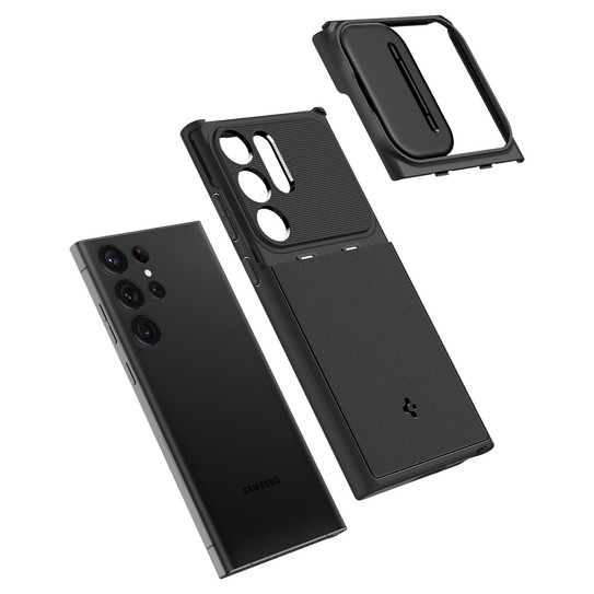 Spigen Optik Armor Case Samsung Galaxy S23 Ultra - Black