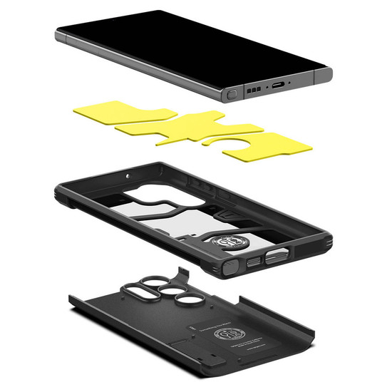 Spigen Tough Armor Case Samsung Galaxy S23 Ultra - Black
