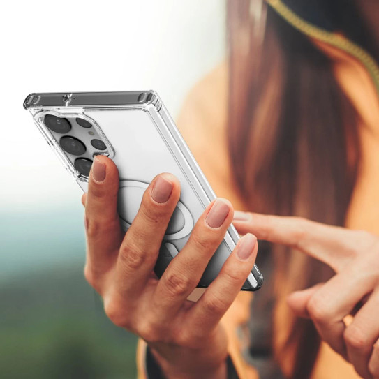 Encased Clear Magsafe Case Samsung Galaxy S23 Ultra - Clear