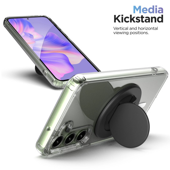 Encased Clear Magsafe Case Samsung Galaxy S23+ Plus with MagSafe Grip - Clear