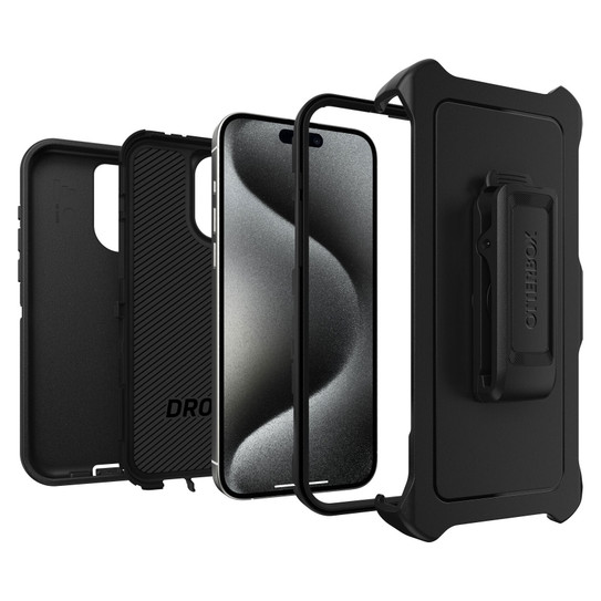 OtterBox Defender Case iPhone 15 Pro Max - Black
