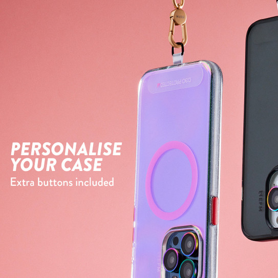 EFM Aspen D3O Case Armour iPhone 15 Pro Max - Glitter Pearl