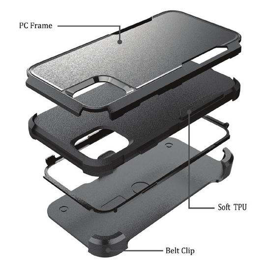 Flexii Gravity Commander Case Samsung Galaxy A14 4G/5G - Black