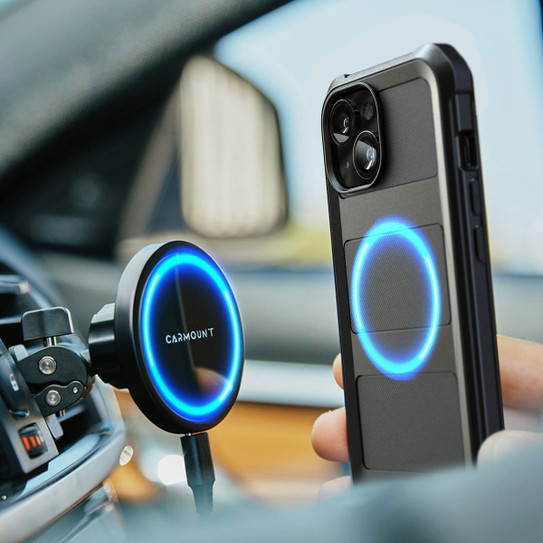 Encased Falcon MagSafe Case iPhone 15 Plus - Black