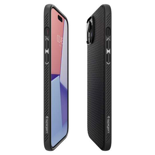 Spigen Liquid Air Case iPhone 15 Plus - Black 
