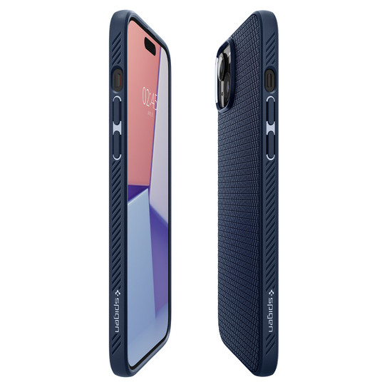 Spigen Liquid Air Case iPhone 15 Plus - Navy Blue