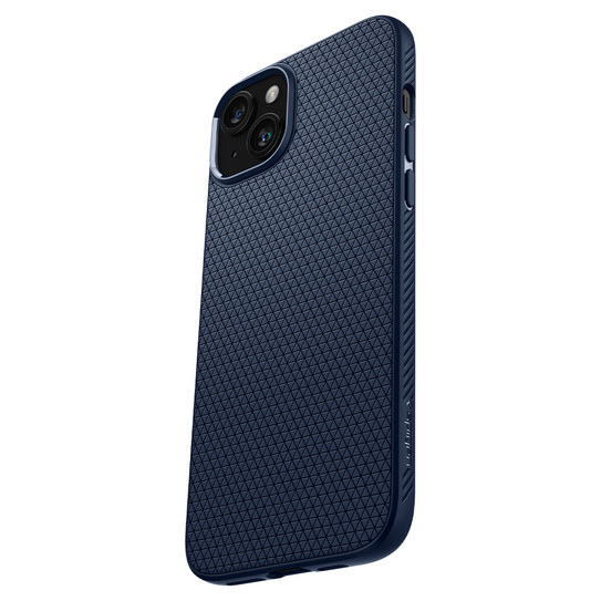 Spigen Liquid Air Case iPhone 15 Plus - Navy Blue