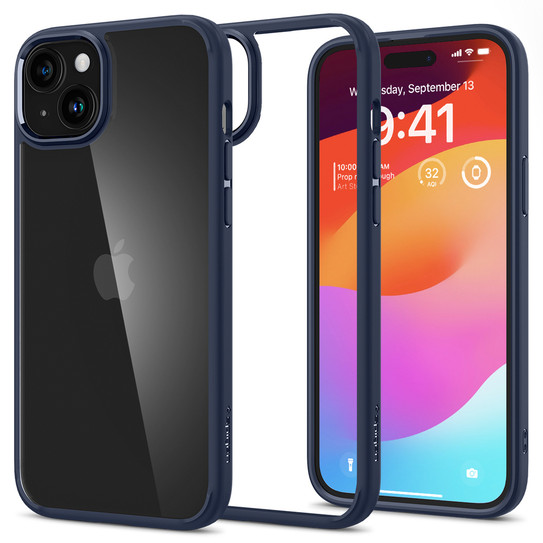 Spigen Ultra Hybrid Case iPhone 15 Plus - Navy Blue