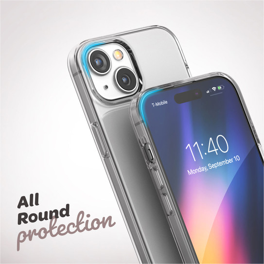 Encased Hand Loop Case iPhone 15 - Crystal Clear