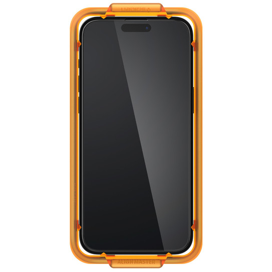 Spigen GLAS.tR AlignMaster Screen Protector iPhone 15 (2PCS) - Black
