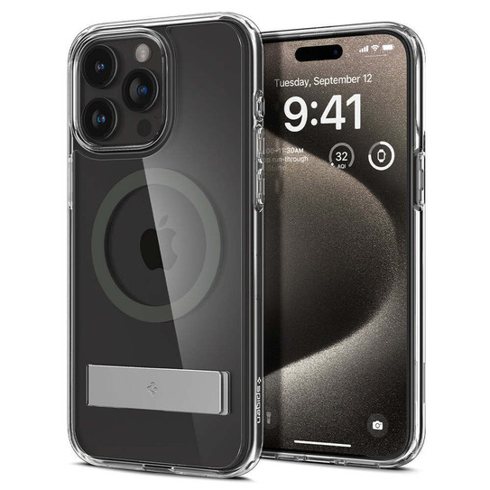 Spigen Ultra Hybrid S MagFit Case iPhone 15 Pro Max - Graphite