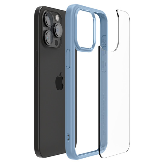 Spigen Ultra Hybrid Crystal Case iPhone 15 Pro Max - Sierra Blue