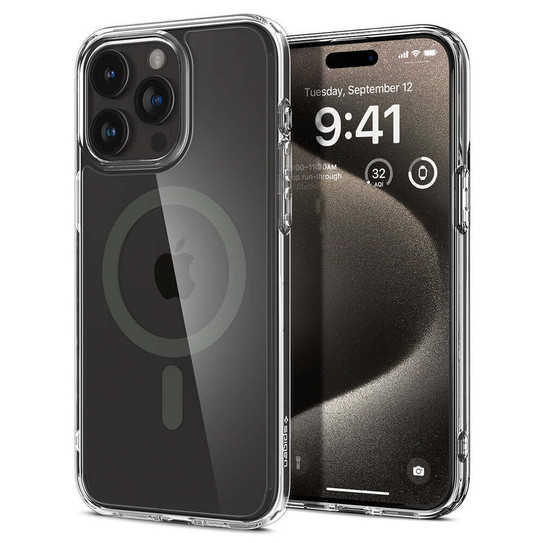Spigen Ultra Hybrid MagFit Case iPhone 15 Pro Max - Graphite