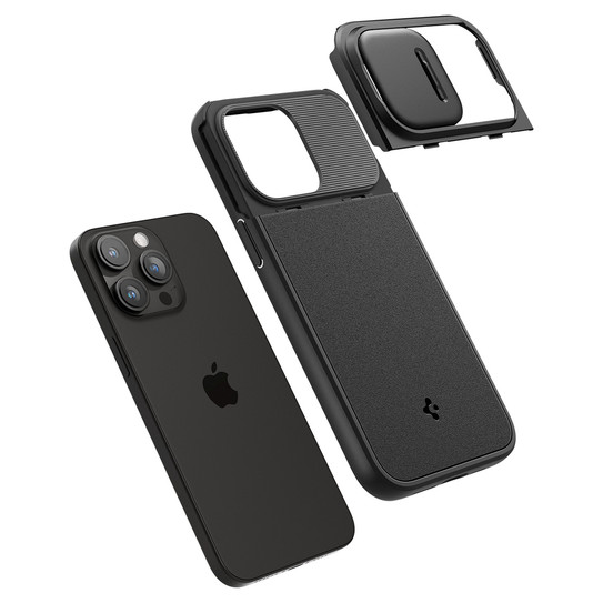 Spigen Optik Armor MagFit Case iPhone 15 Pro Max - Black