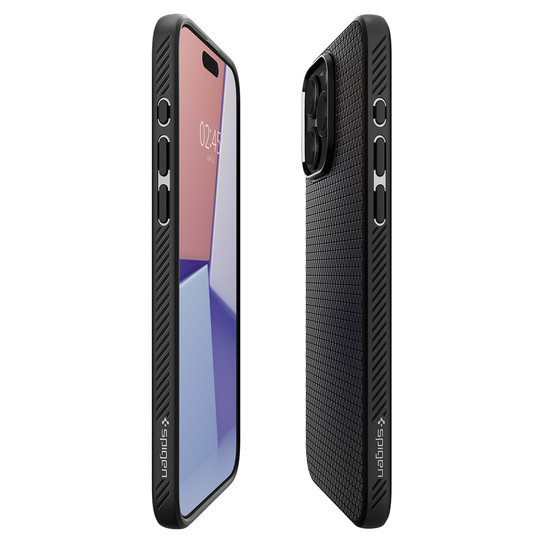Spigen Liquid Air Case iPhone 15 Pro Max - Black 