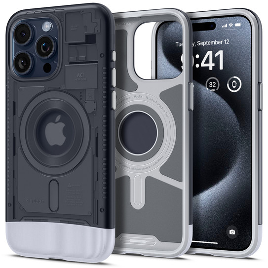 Spigen Classic C1 MagFit Case iPhone 15 Pro Max - Graphite