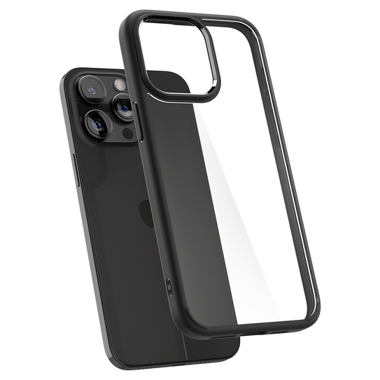 Spigen Ultra Hybrid Crystal Case iPhone 15 Pro Max - Black Spigen Ultra Hybrid Crystal Case iPhone 15 Pro Max - Black