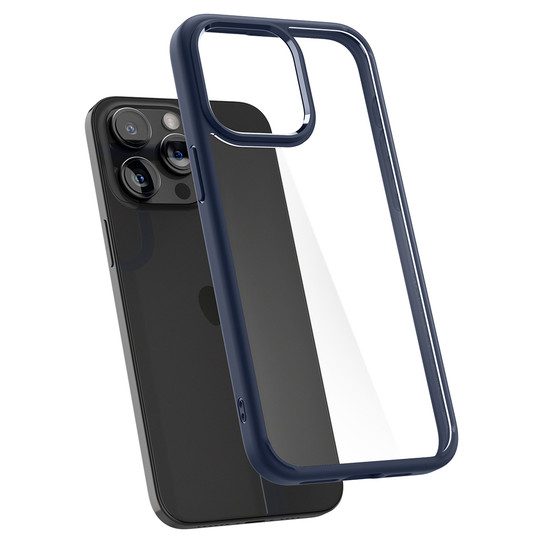 Spigen Ultra Hybrid Crystal Case iPhone 15 Pro - Navy Blue Spigen Ultra Hybrid Crystal Case iPhone 15 Pro - Navy Blue