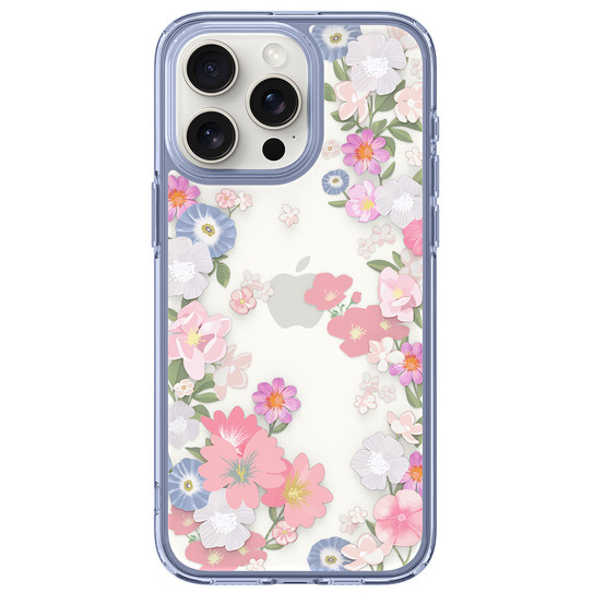 Spigen Ultra Hybrid Crystal Case iPhone 15 Pro - Blossom Spigen Ultra Hybrid Crystal Case iPhone 15 Pro - Blossom