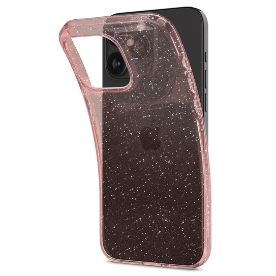 Spigen Liquid Crystal Glitter Case iPhone 15 Pro Max - Rose Quartz