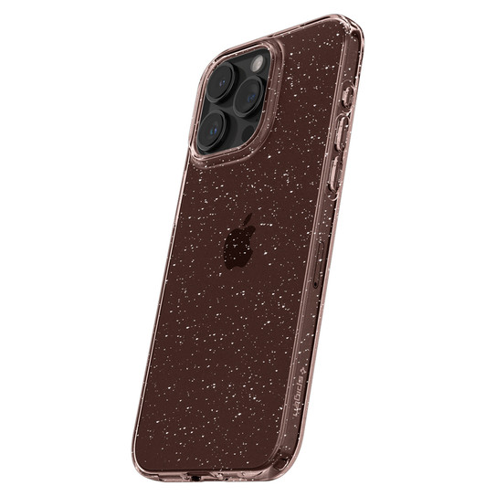 Spigen Liquid Crystal Glitter Case iPhone 15 Pro - Rose Quartz