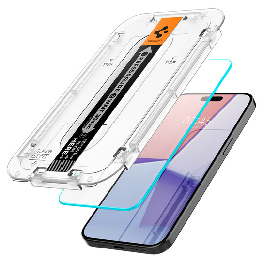 Spigen GLAS.tR EZ Fit 2PCS Screen Protector iPhone 15 Pro - Clear
