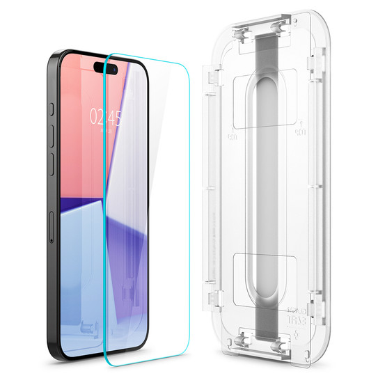 Spigen GLAS.tR EZ Fit 2PCS Screen Protector iPhone 15 Pro - Clear